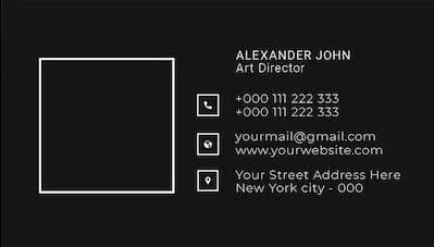 Visiting card